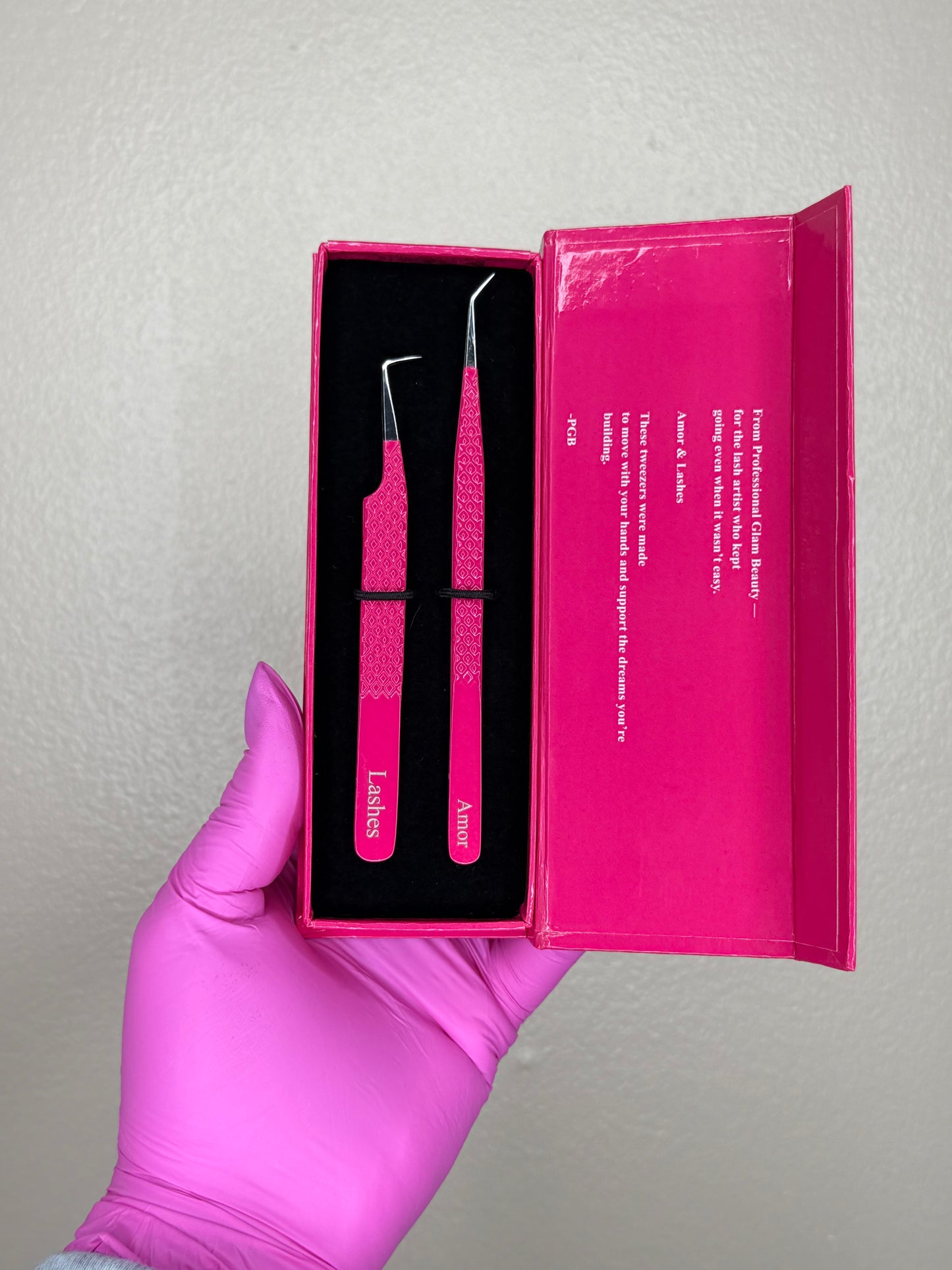 Amor & Lashes Tweezer Set